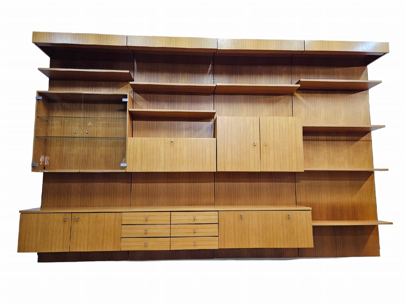 Shelving unit Butler, brown teak, Germany, 1970s - 363036