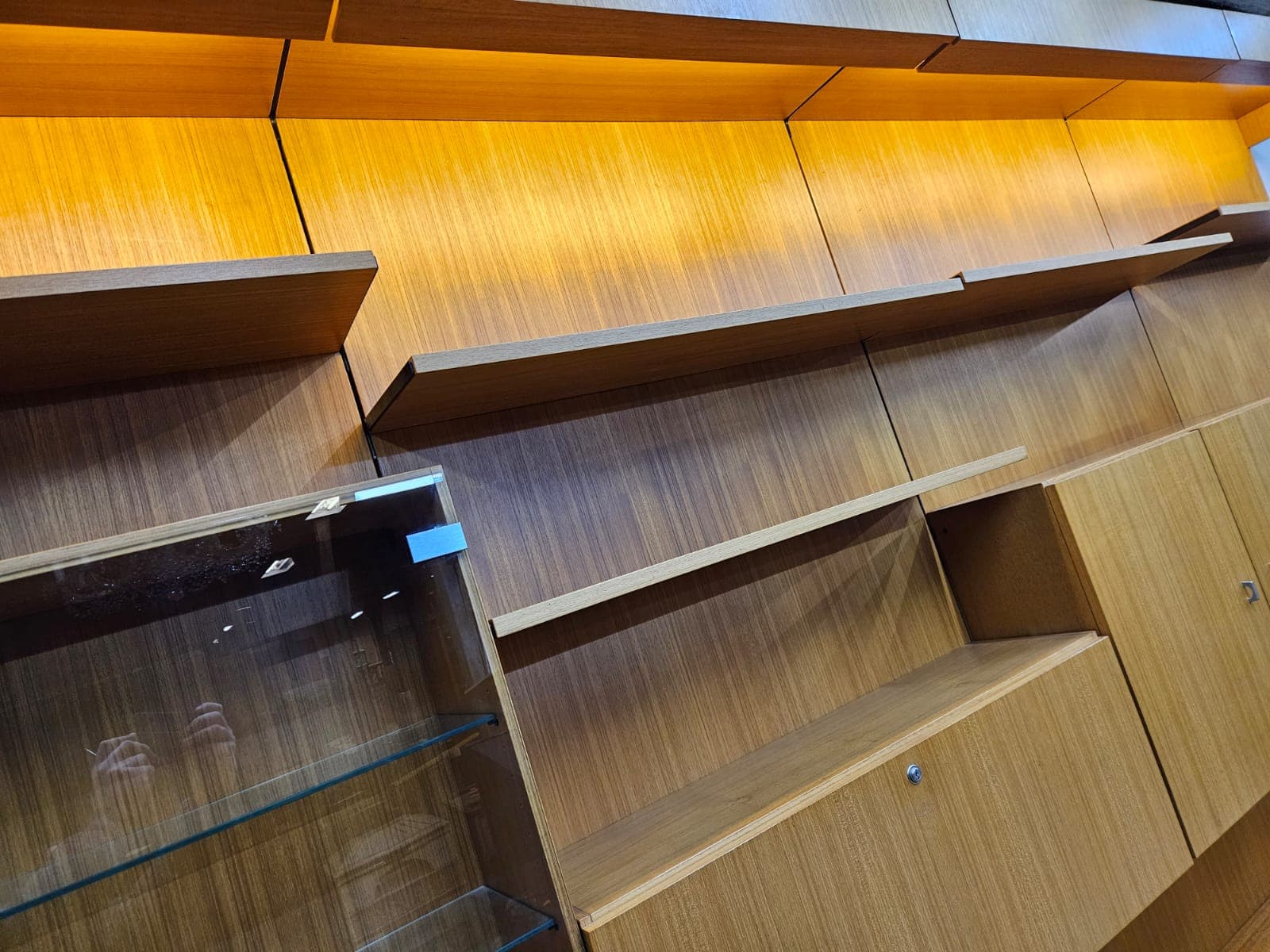 Shelving unit Butler, brown teak, Germany, 1970s - 363038
