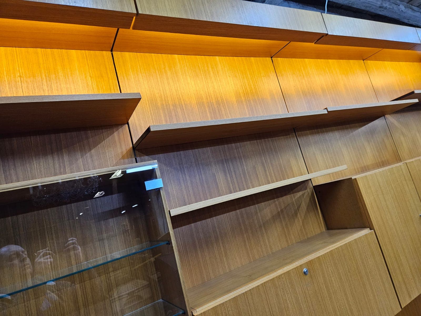 Shelving unit Butler, brown teak, Germany, 1970s - 363037