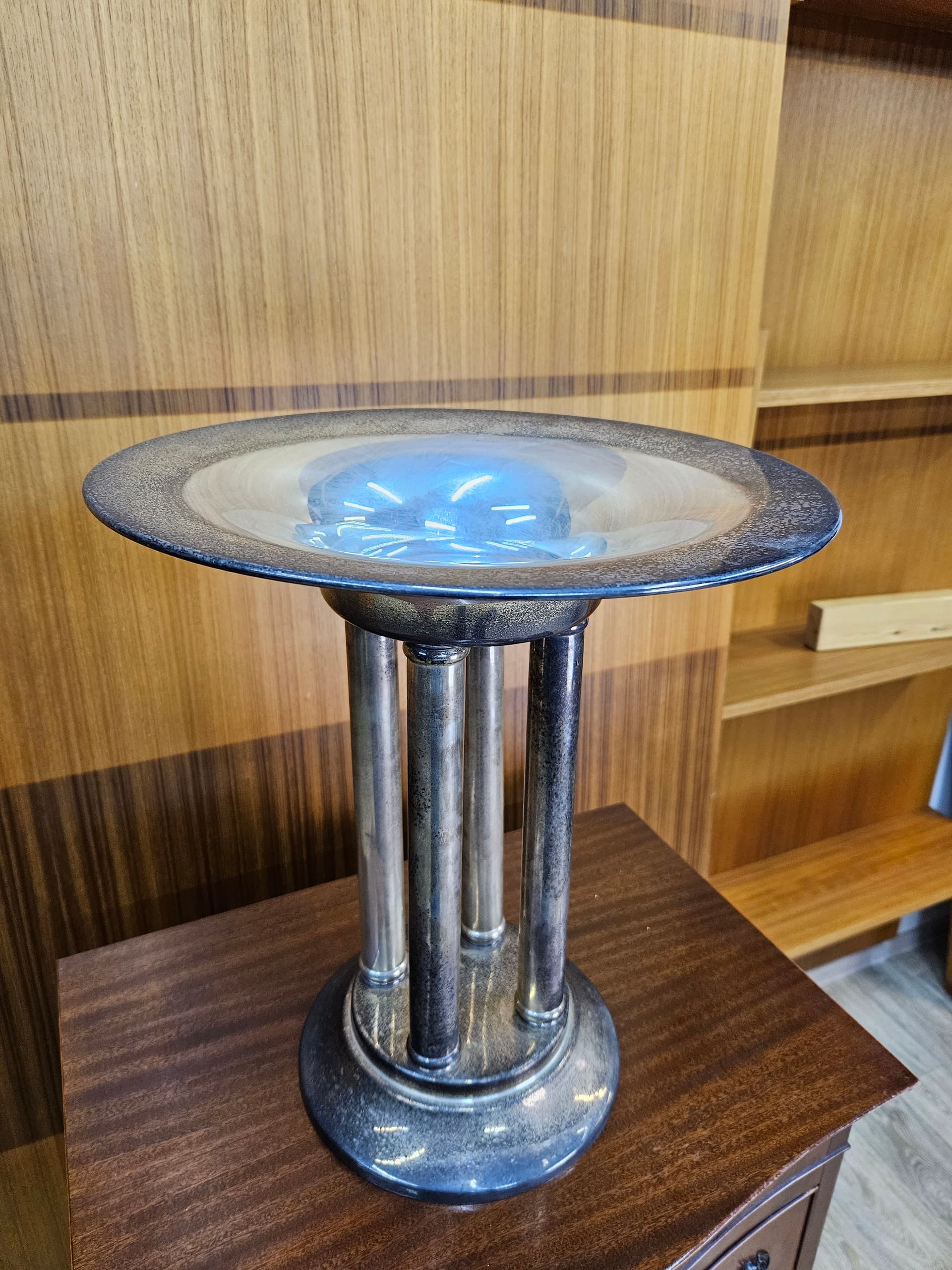 Centerpiece Olymp, silver metal, H.R.W. Fink Silver, Germany, 1980s. - 363102
