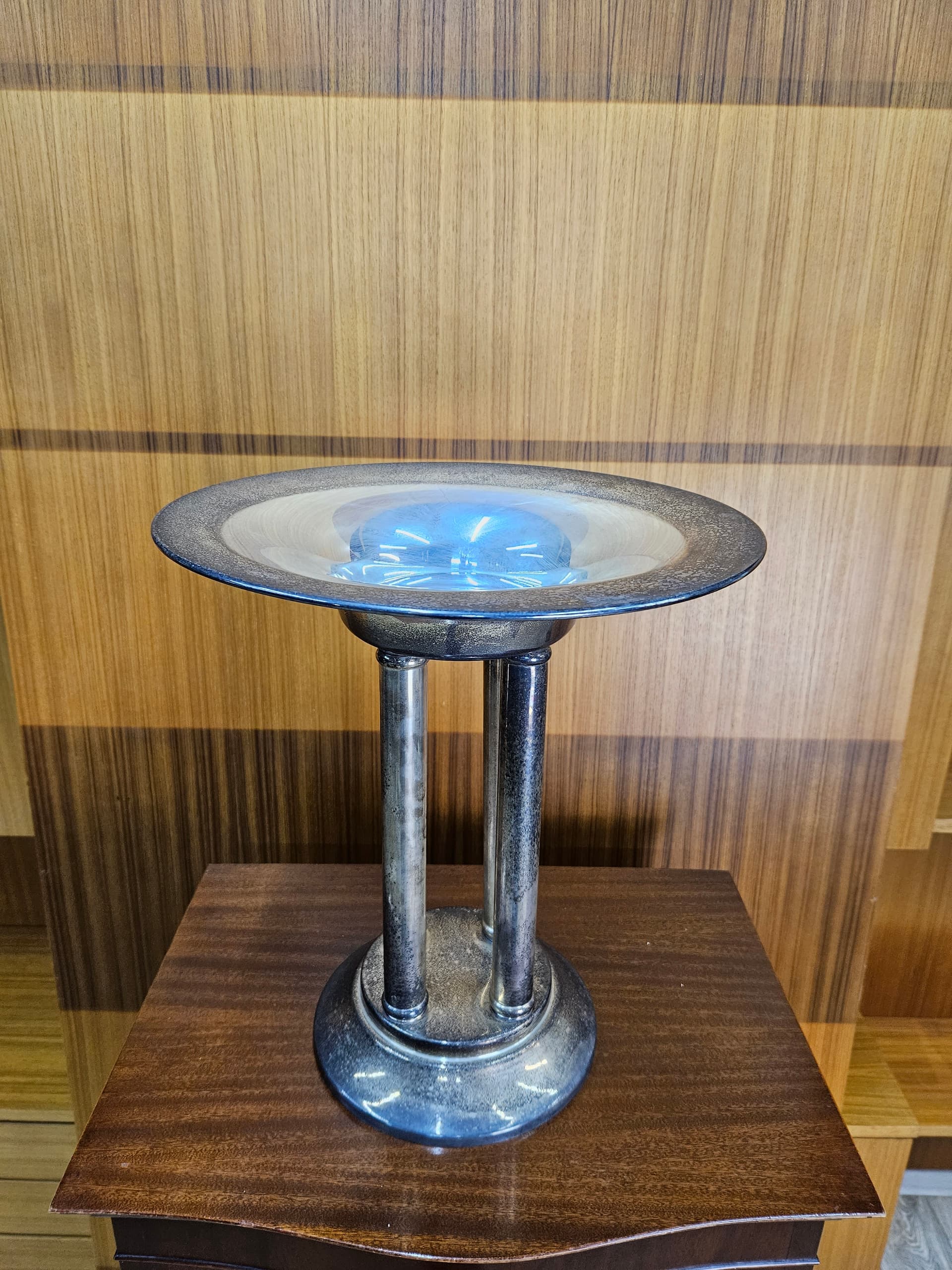 Centerpiece Olymp, silver metal, H.R.W. Fink Silver, Germany, 1980s. - 363095