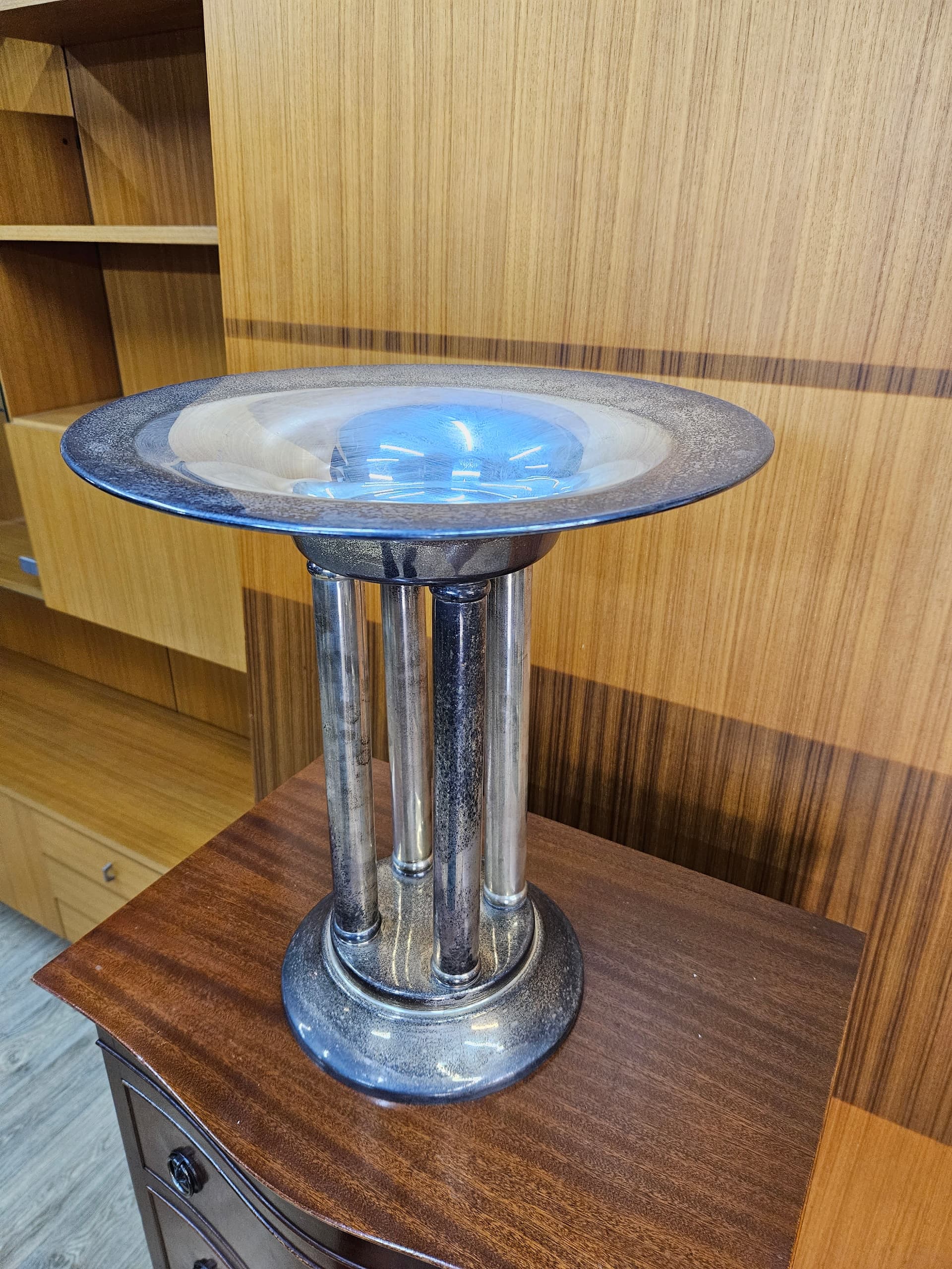 Centerpiece Olymp, silver metal, H.R.W. Fink Silver, Germany, 1980s. - 363100