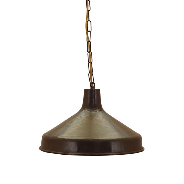 Pendant lamp, golden brass, Denmark, 1960s. - DIMENSION