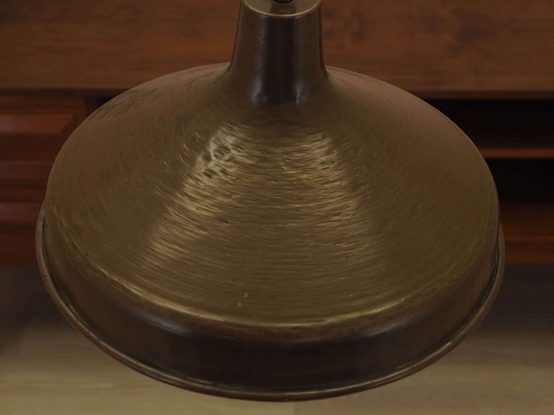 Pendant lamp, golden brass, Denmark, 1960s. - 363412