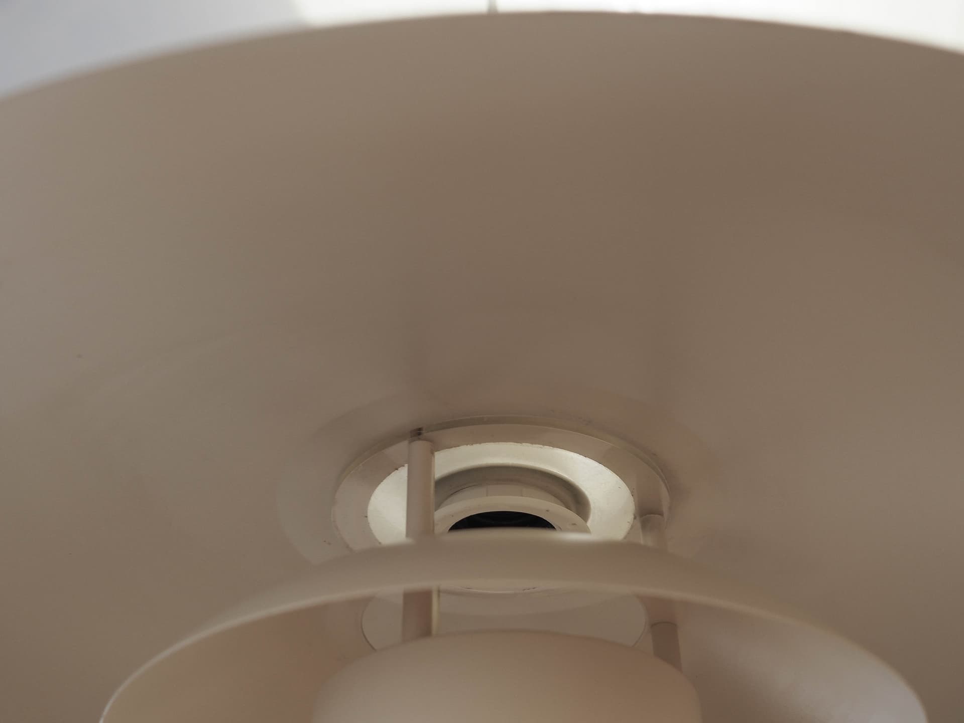 Pendant lamp, Lyfa, white metal, Denmark, 1970s. - 363427