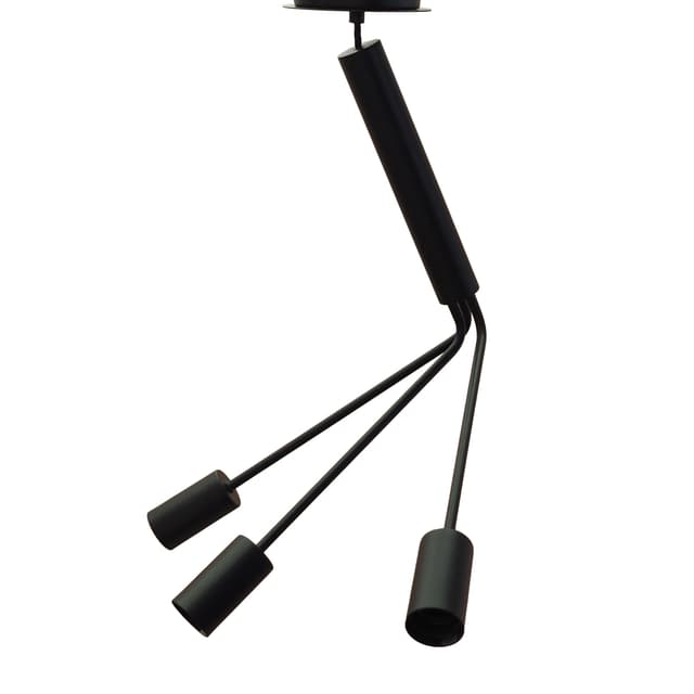 Pendant Lamp Frandsen Three-Armed, black metal, Denmark - DIMENSION