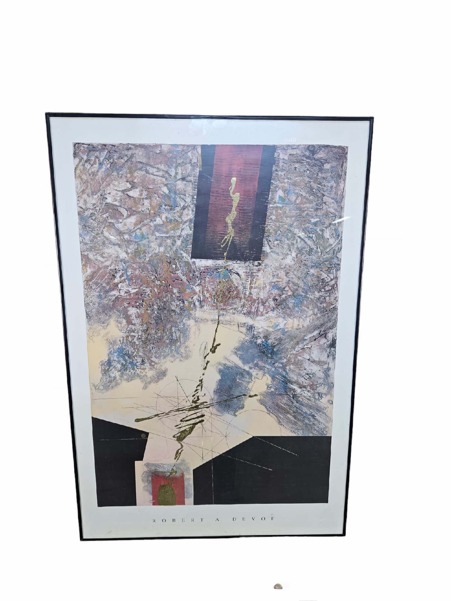 Fotografia artystyczna, abstrakcja 94x62,5 cm, aut. R. A. Devoe, Stany Zjednoczone, lata 80. - 363492
