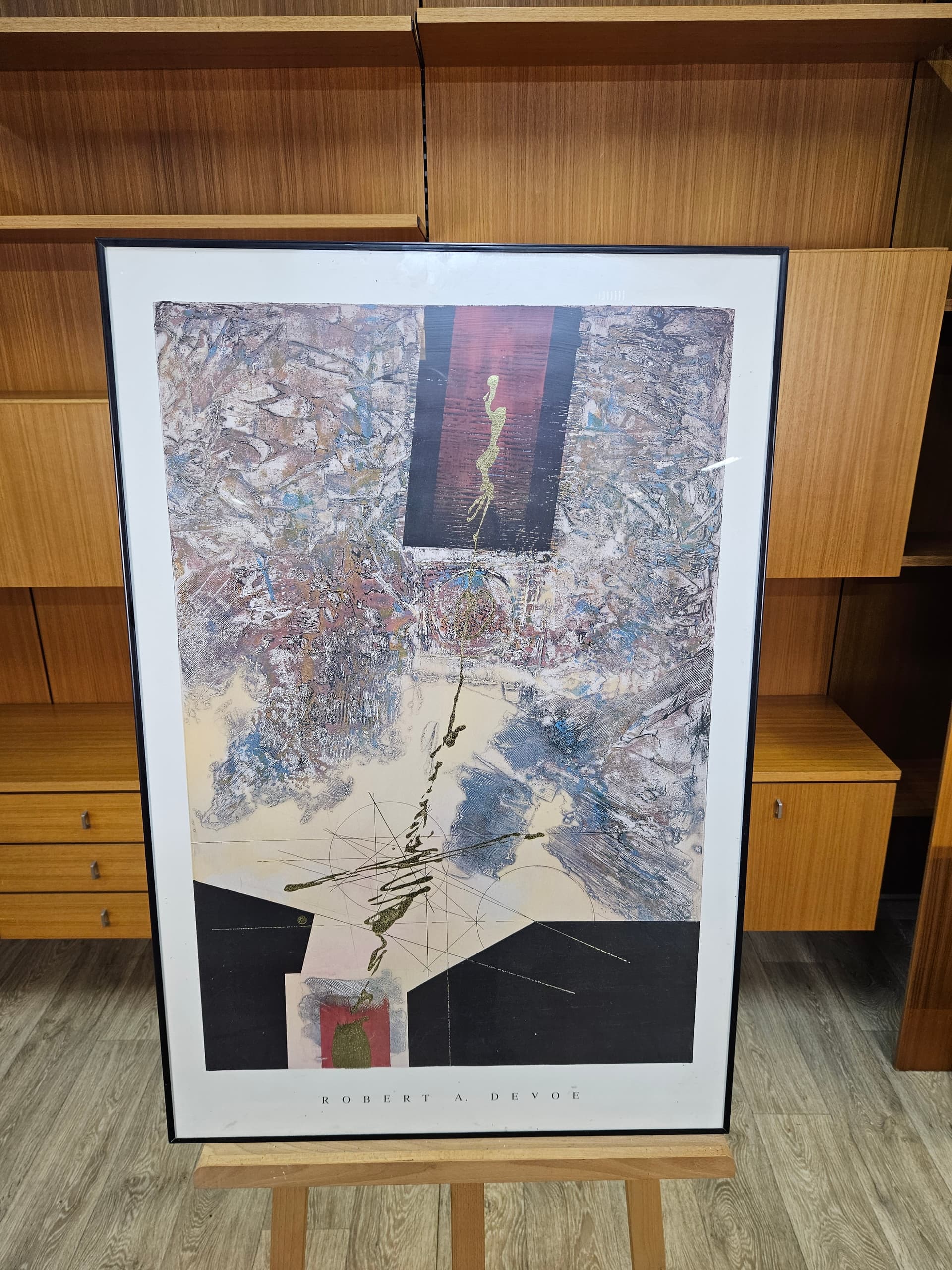Fotografia artystyczna, abstrakcja 94x62,5 cm, aut. R. A. Devoe, Stany Zjednoczone, lata 80. - 363498