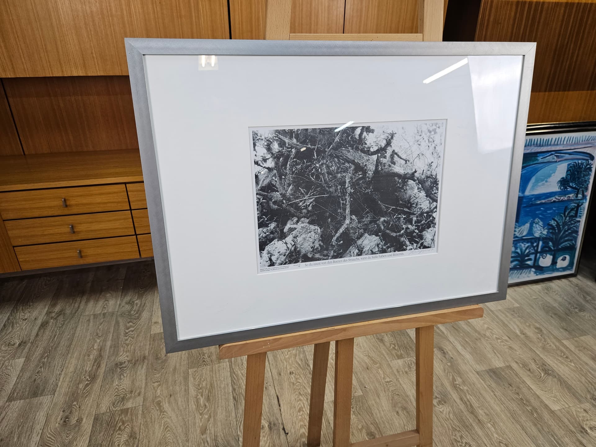 Fotografia Weltsegmente nr 18, papier, aluminium czarny biały szary, art. H. Studt, Niemcy, lata 90. - 363538