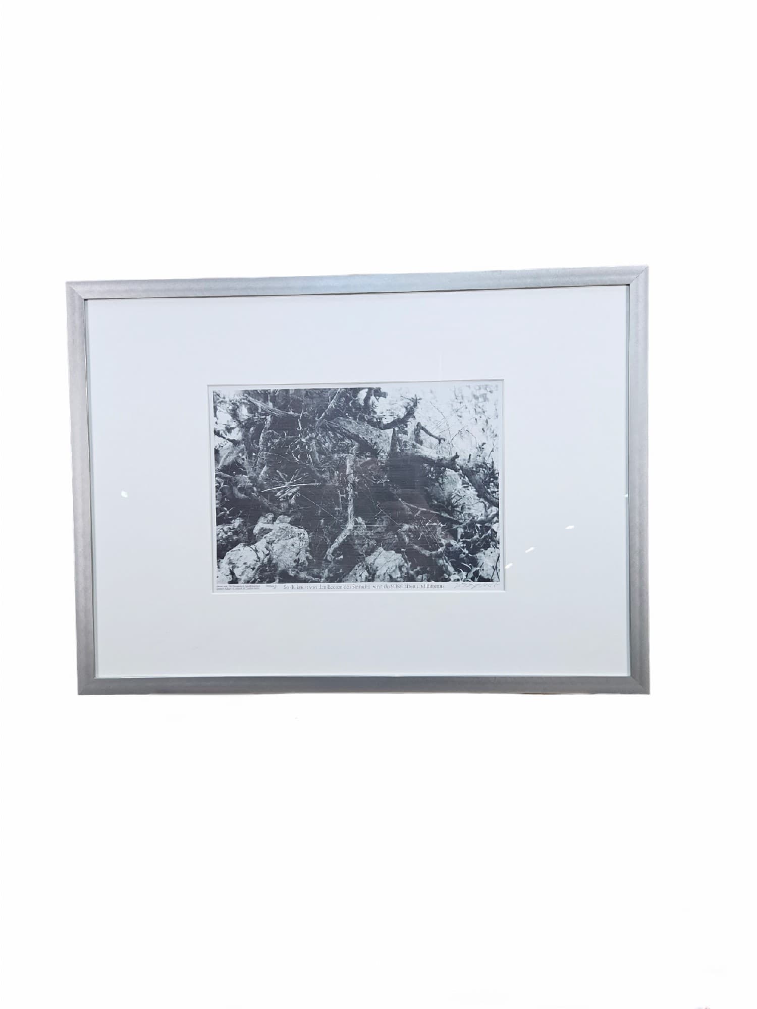 Fotografia Weltsegmente nr 18, papier, aluminium czarny biały szary, art. H. Studt, Niemcy, lata 90. - 363531