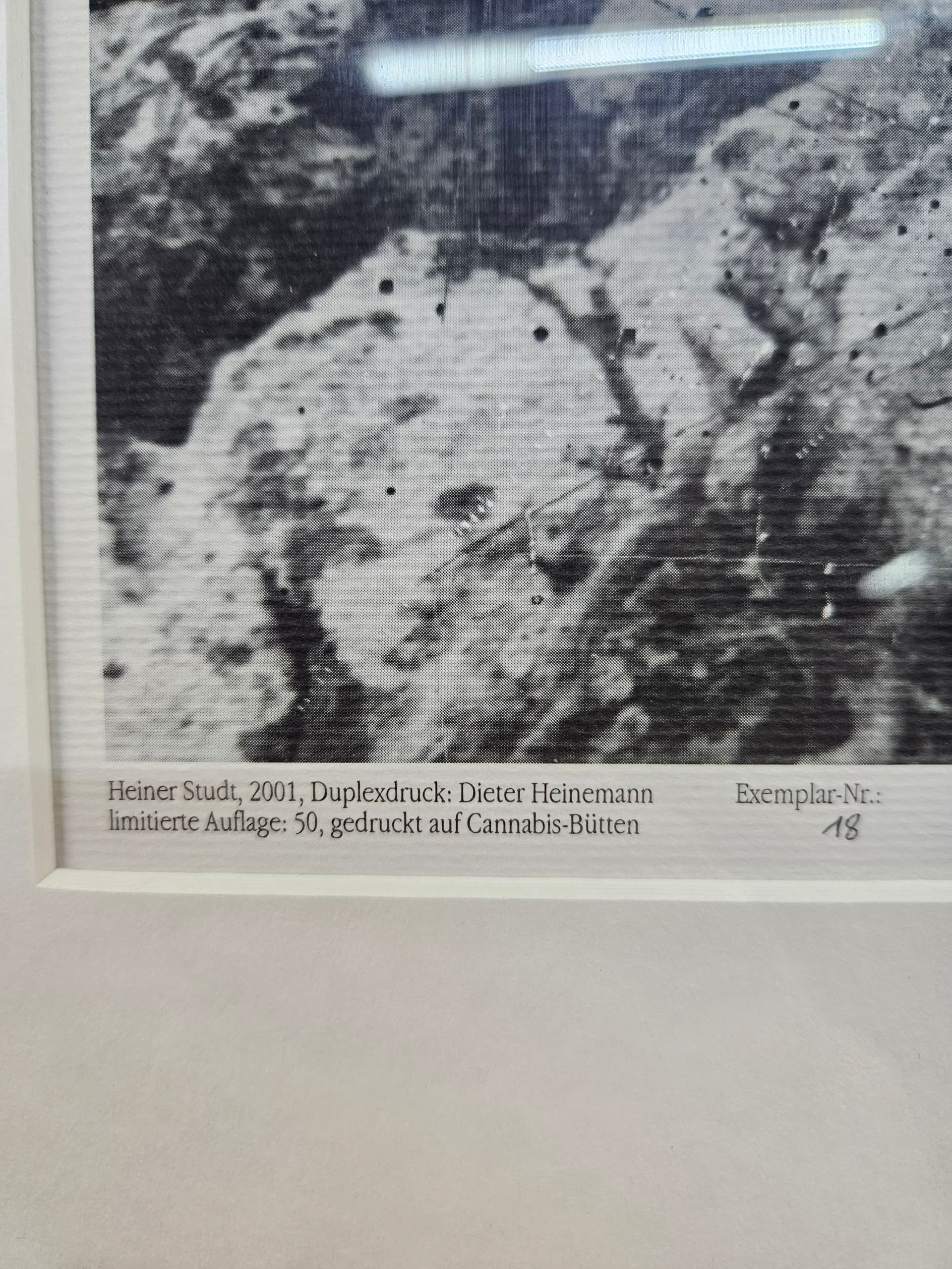 Fotografia Weltsegmente nr 18, papier, aluminium czarny biały szary, art. H. Studt, Niemcy, lata 90. - 363537