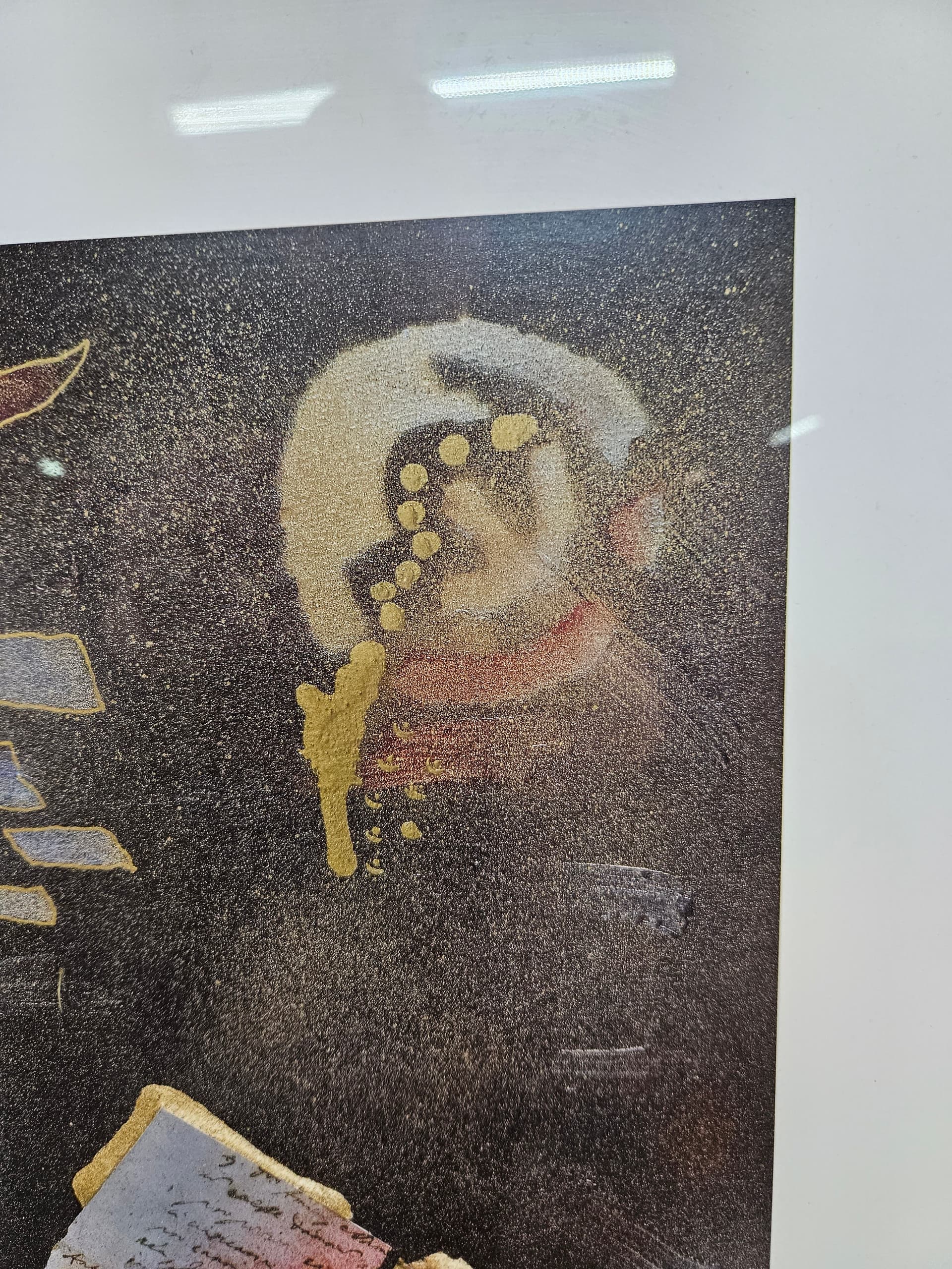 Lithograph Harmony I, paper, frame glass black and silver, USA, 1980s - 363554