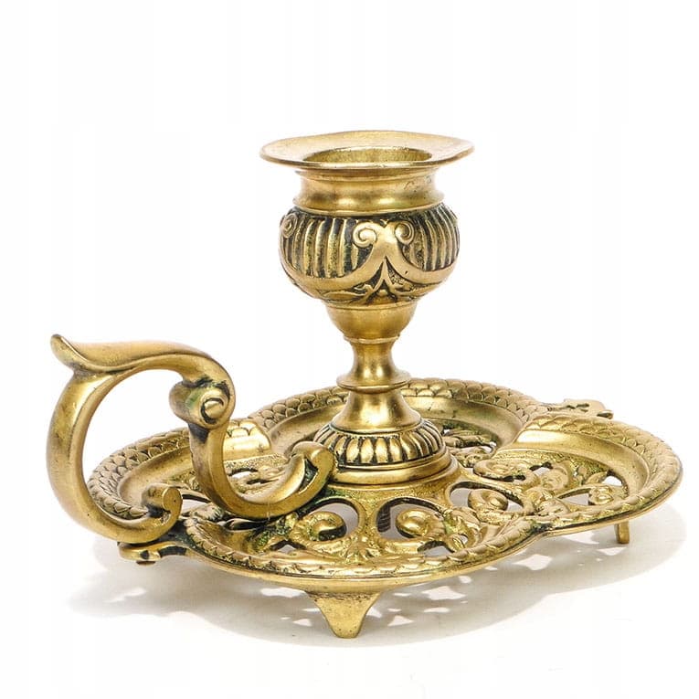Chamberstick, gold, gilt brass, France, 19th century - 363633