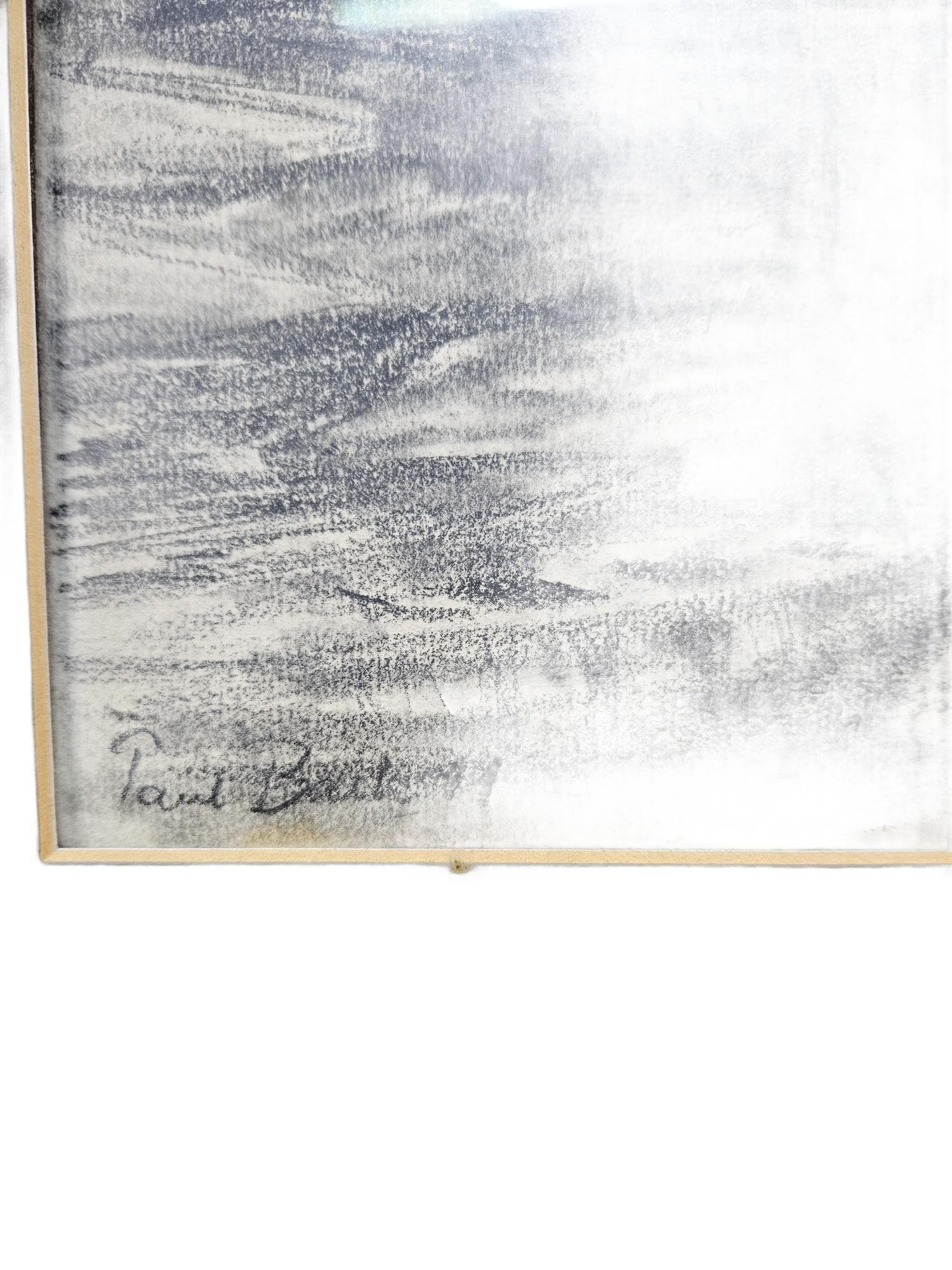 Rysunek Zum Hamburg Nr 8, czarna kreda, papier, art. P. Bach, Niemcy, początek XX w.