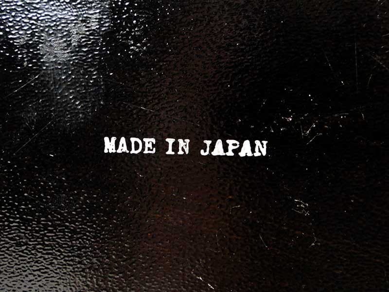 Szkatułka, lak czarny, drewno, Japonia, lata 50. - 363680
