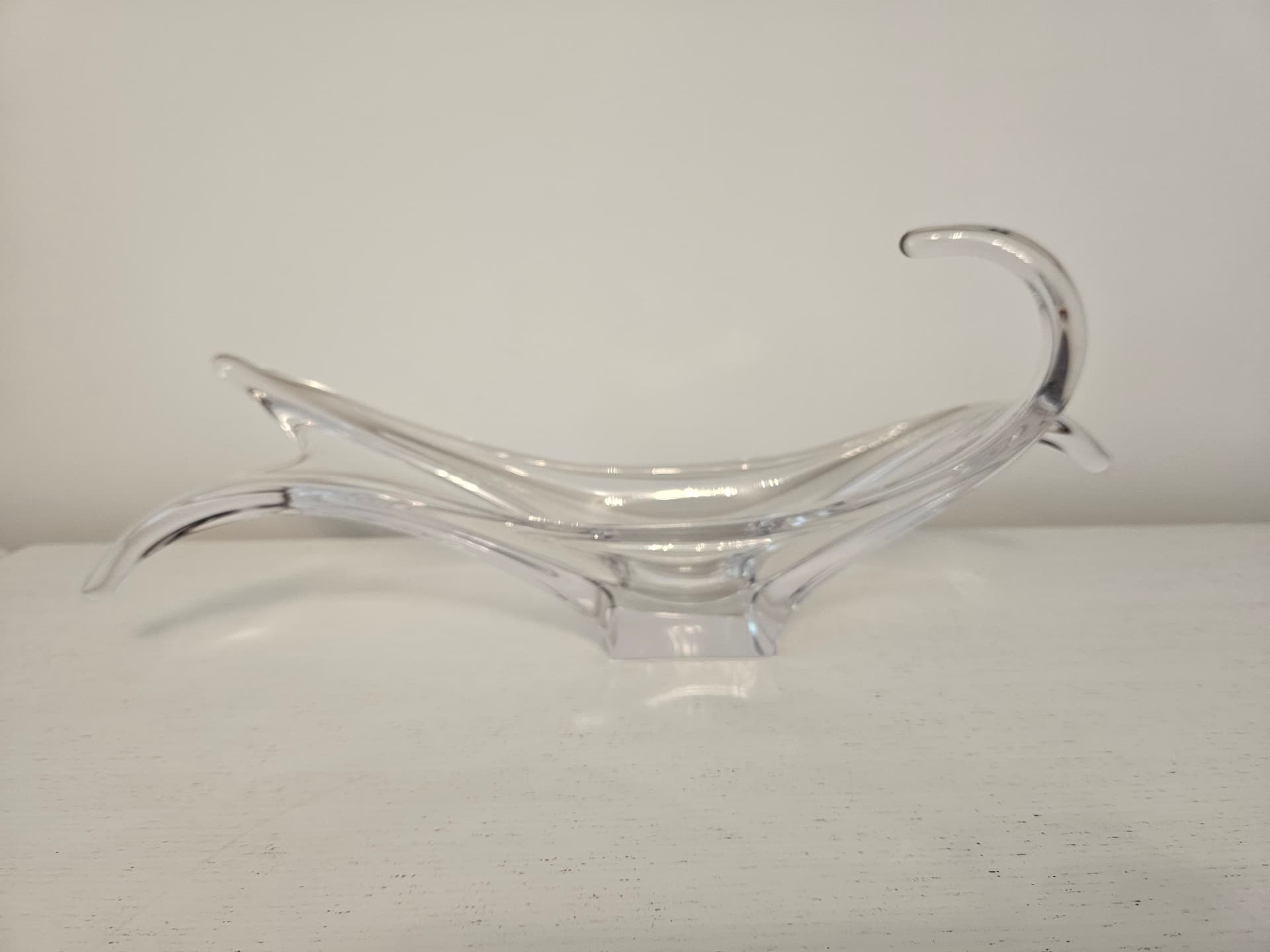 Centerpiece Murano, transparent glass, Italy, 1970s. - 363718