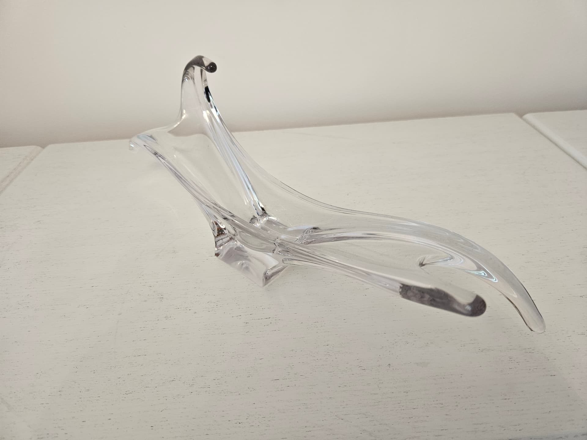 Centerpiece Murano, transparent glass, Italy, 1970s. - 363719