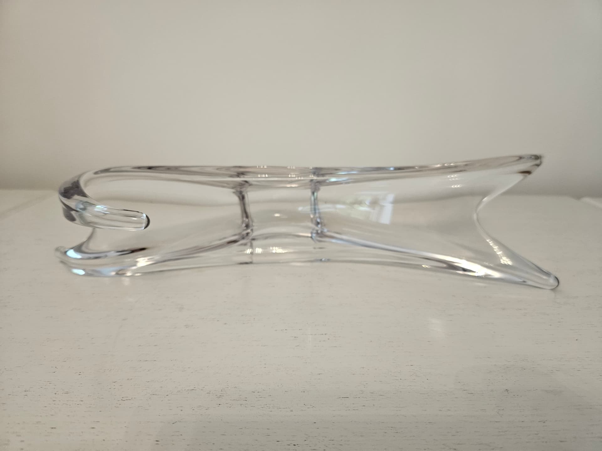 Centerpiece Murano, transparent glass, Italy, 1970s. - 363721