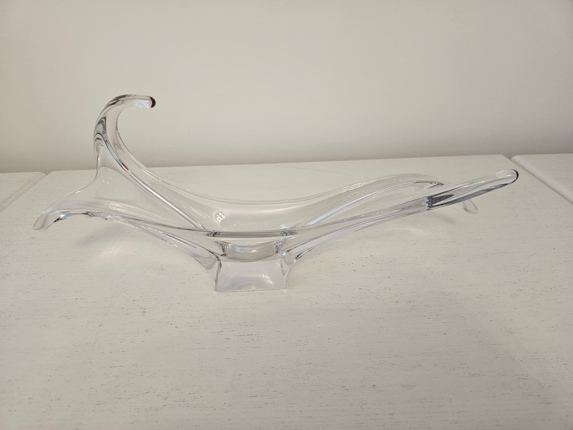 Centerpiece Murano, transparent glass, Italy, 1970s. - 363723