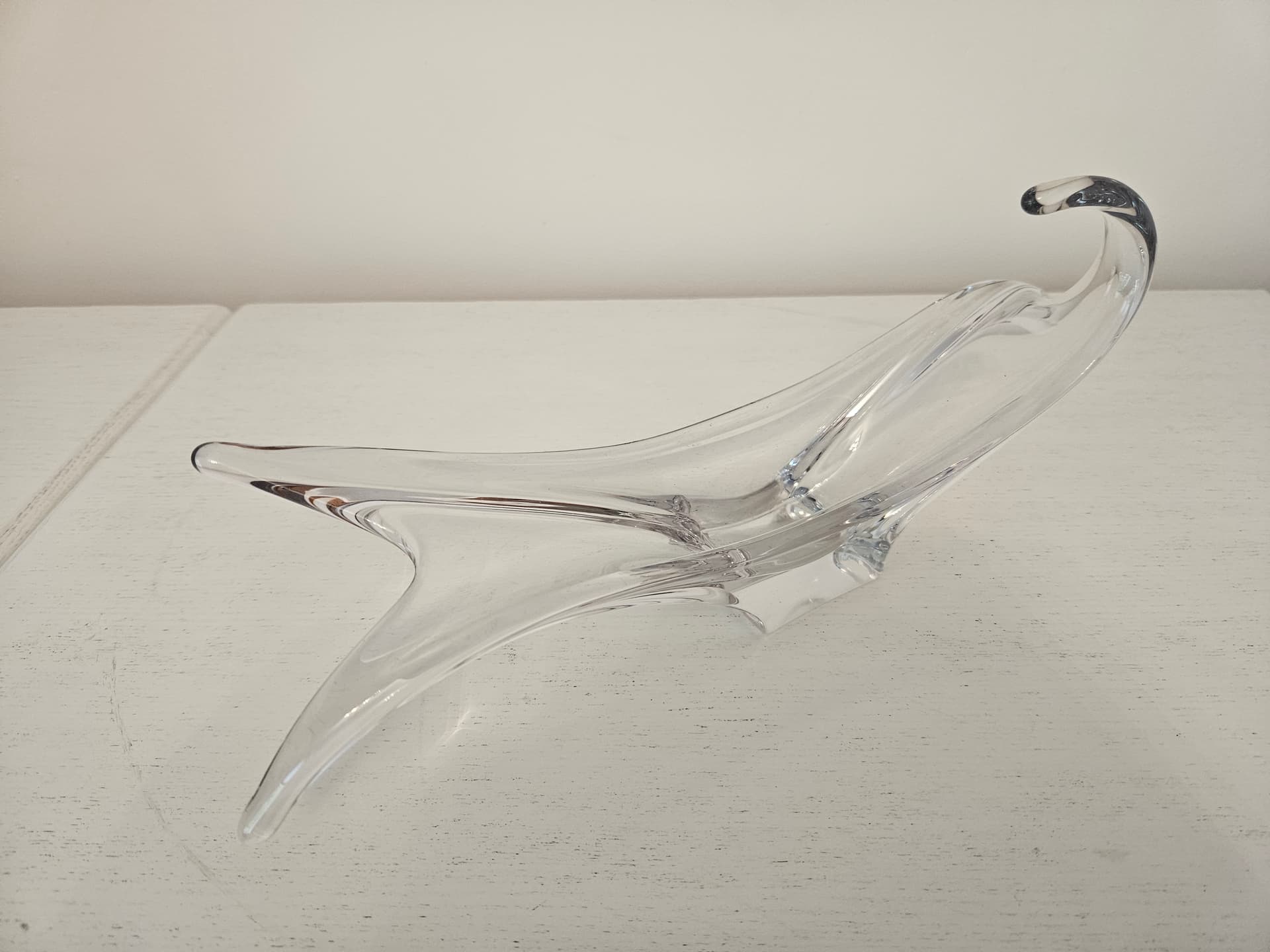 Centerpiece Murano, transparent glass, Italy, 1970s. - 363724