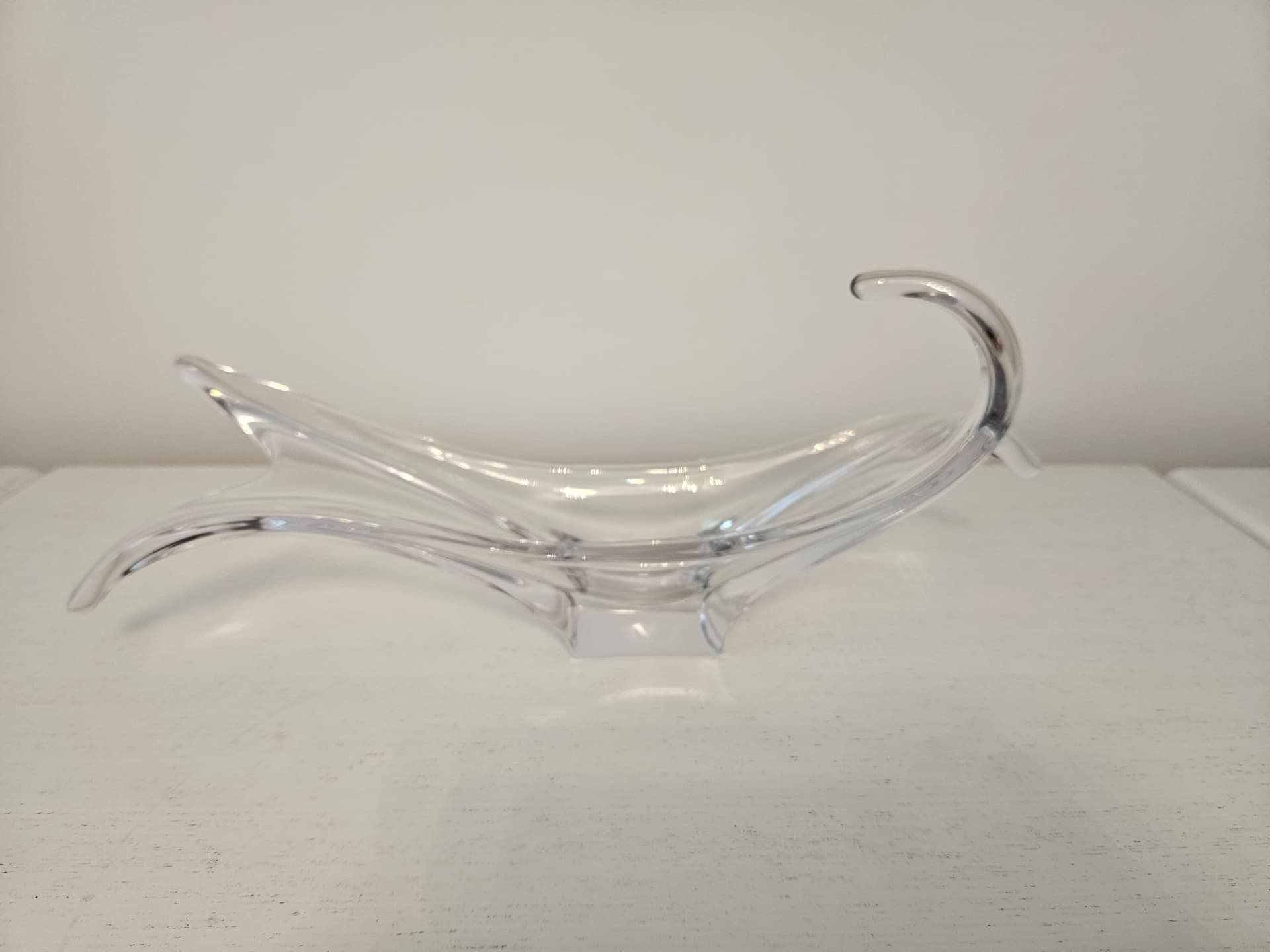 Centerpiece Murano, transparent glass, Italy, 1970s. - 363720