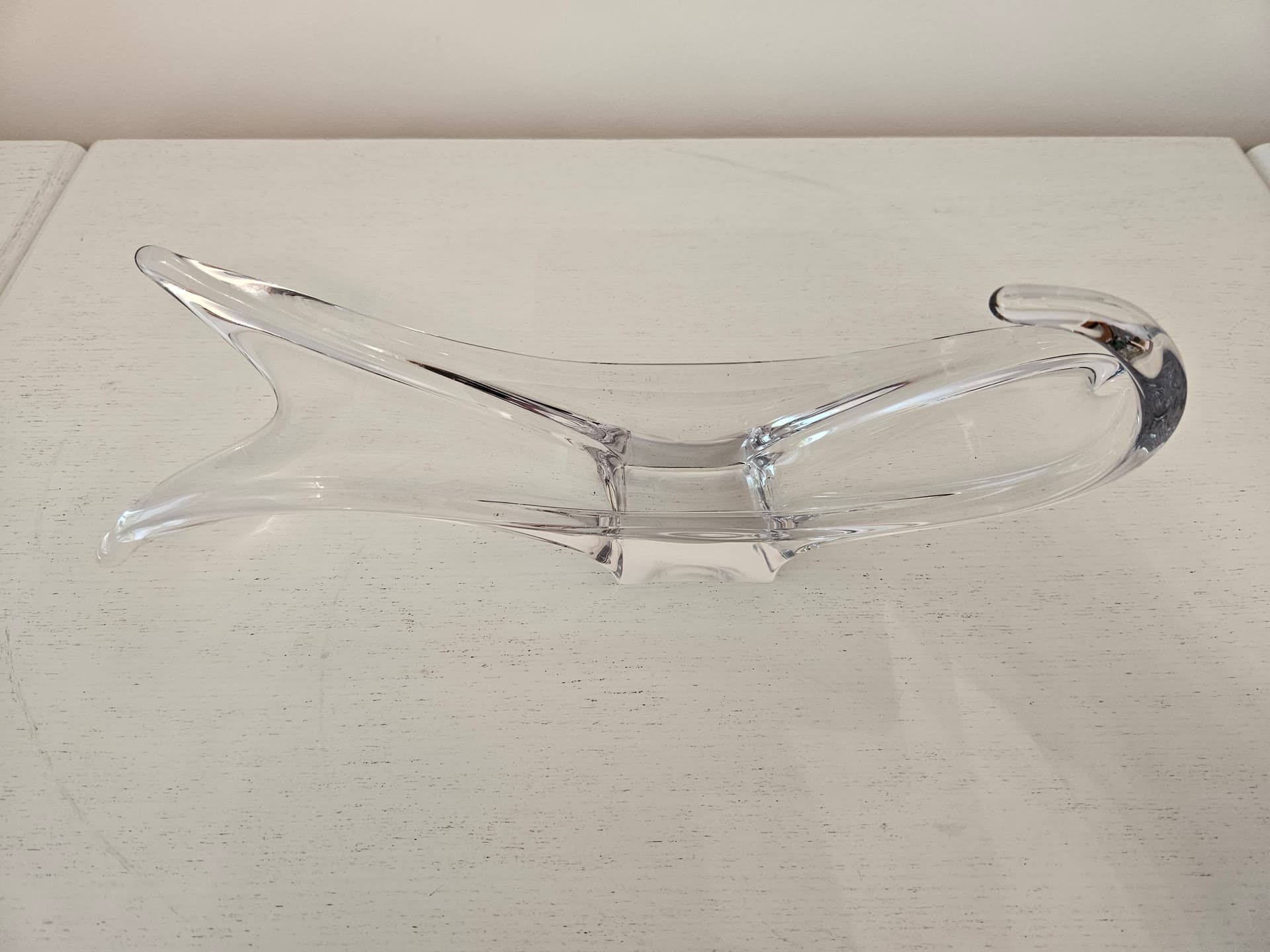 Centerpiece Murano, transparent glass, Italy, 1970s. - 363726
