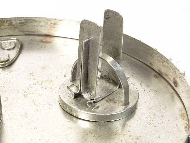 Gabinetowy zestaw do palenia tytoniu, srebrny biały metal platerowany srebrem, Imago Artis, Polska, lata 50. - 363739
