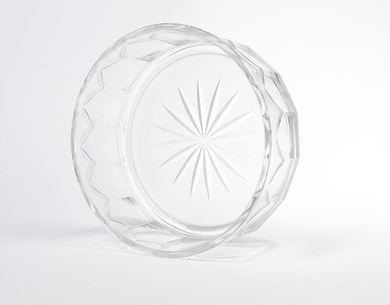 Art Nouveau Basket, matte silver, brass, glass, Poland, early 20th century - 363911