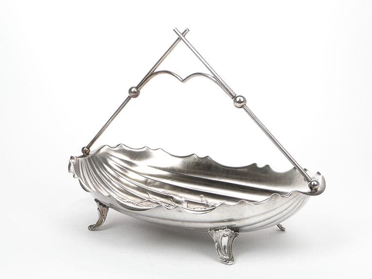 Art Nouveau jardinière, silver brass, WMF, Germany, 19th century - 363922