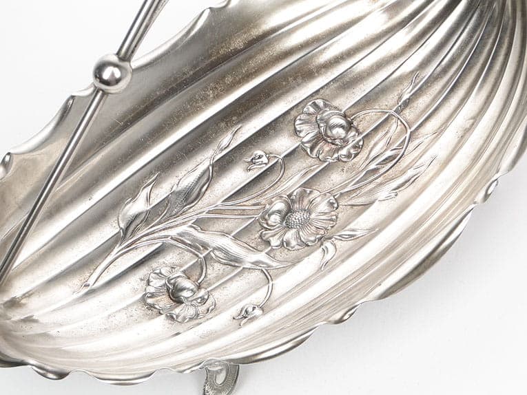 Art Nouveau jardinière, silver brass, WMF, Germany, 19th century - 363918