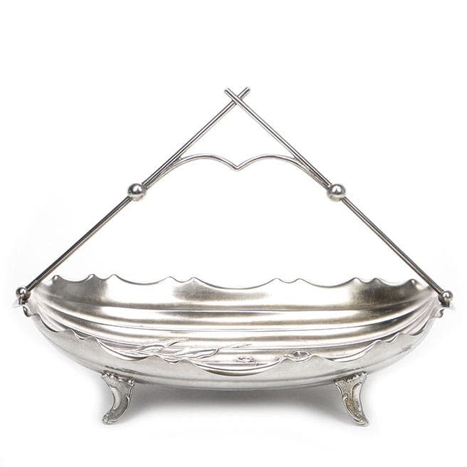 Art Nouveau jardinière, silver brass, WMF, Germany, 19th century