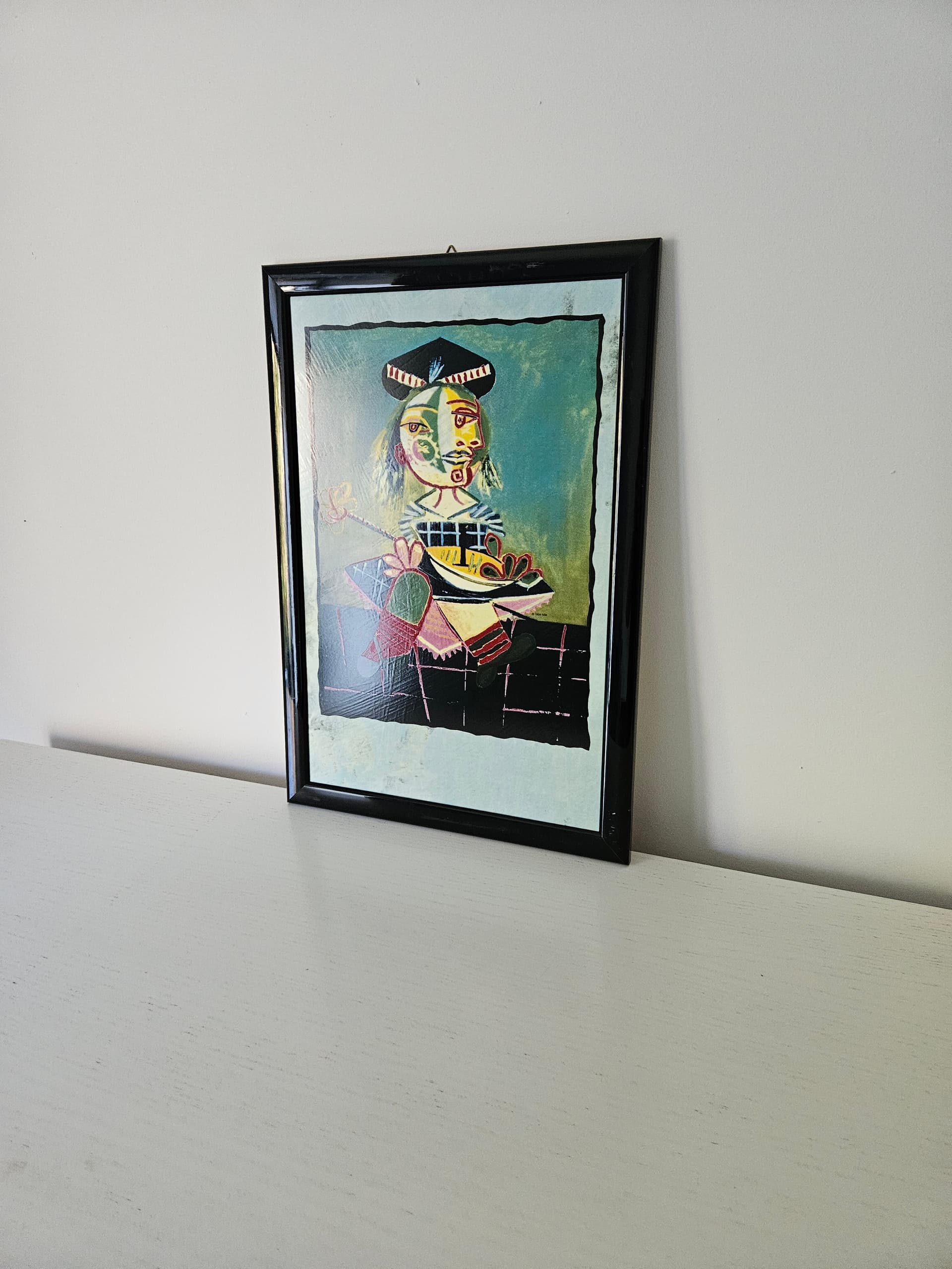 Art print Maja with a Boat 43.6x29.7 cm, ceramic, by P. Picasso, Germany, 1990s. - 364045