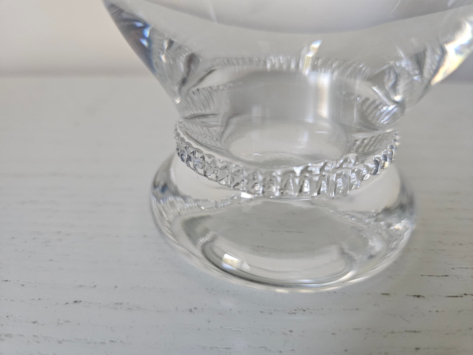 Set of five glasses Theresienthal, clear crystal, Germany, 1970s. - 364084