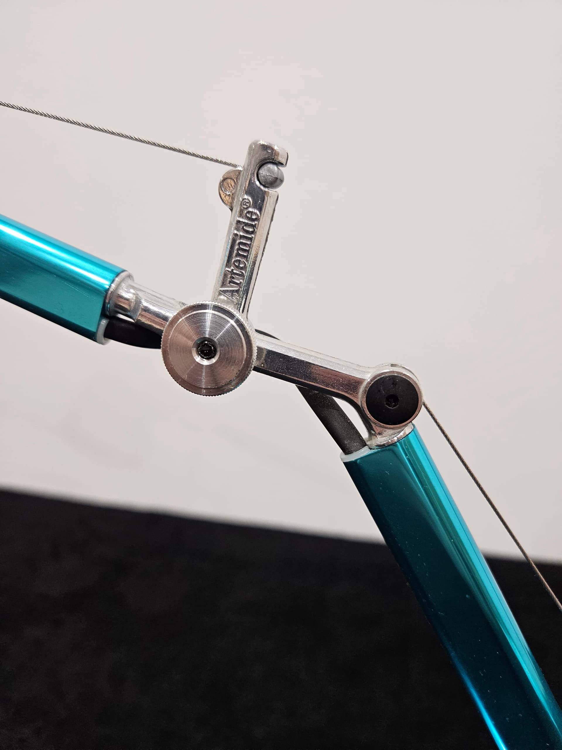 Desk lamp Tolomeo Micro, blue aluminium, by M. De Lucchi, G. Fassina, Artemide, Italy - 364178