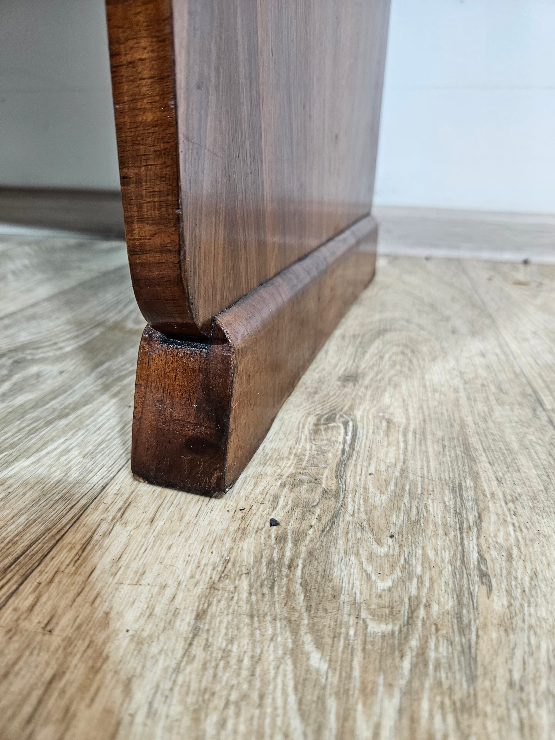 Sewing table Art Deco, brown walnut, Austria, 1940s. - 364209