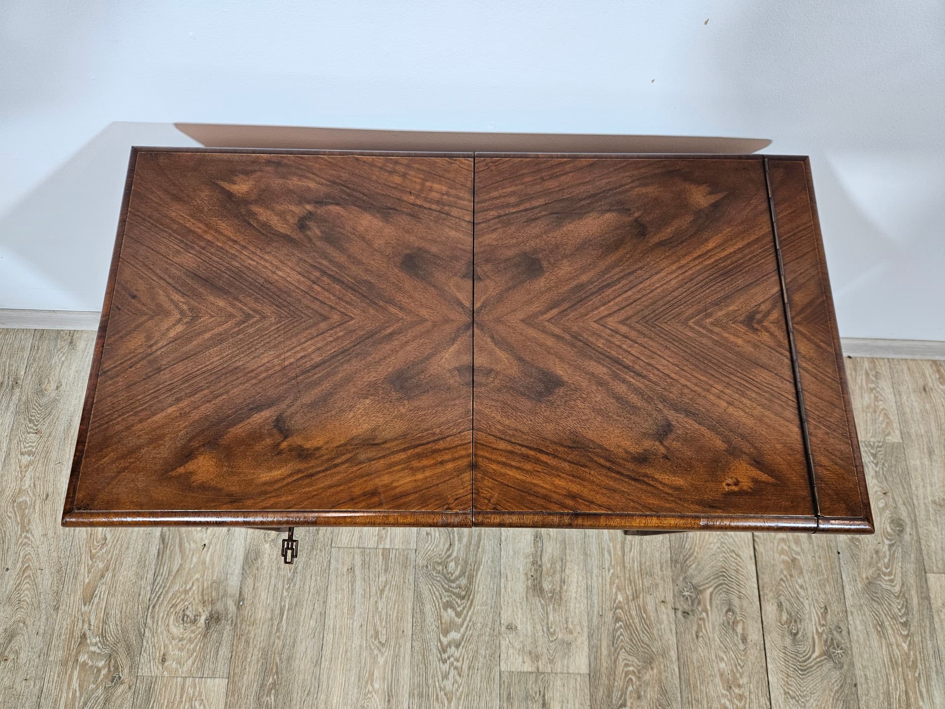 Sewing table Art Deco, brown walnut, Austria, 1940s. - 364214