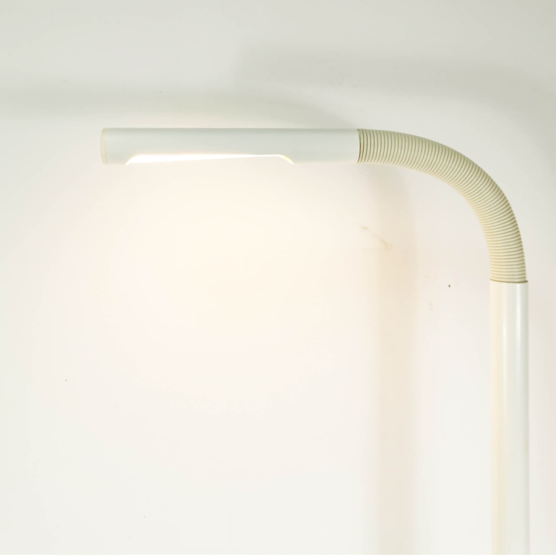 Floor lamp, white, metal, plastic, Denmark, 1970s. - 364263