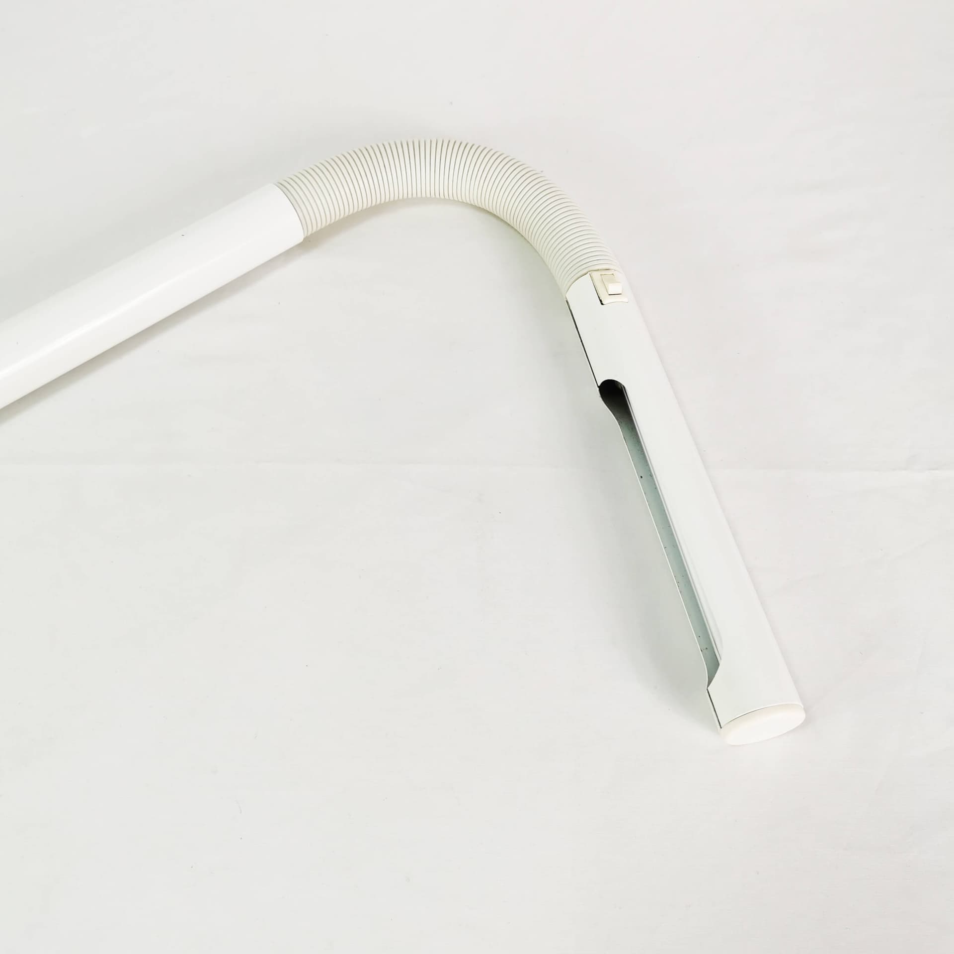 Floor lamp, white, metal, plastic, Denmark, 1970s. - 364266