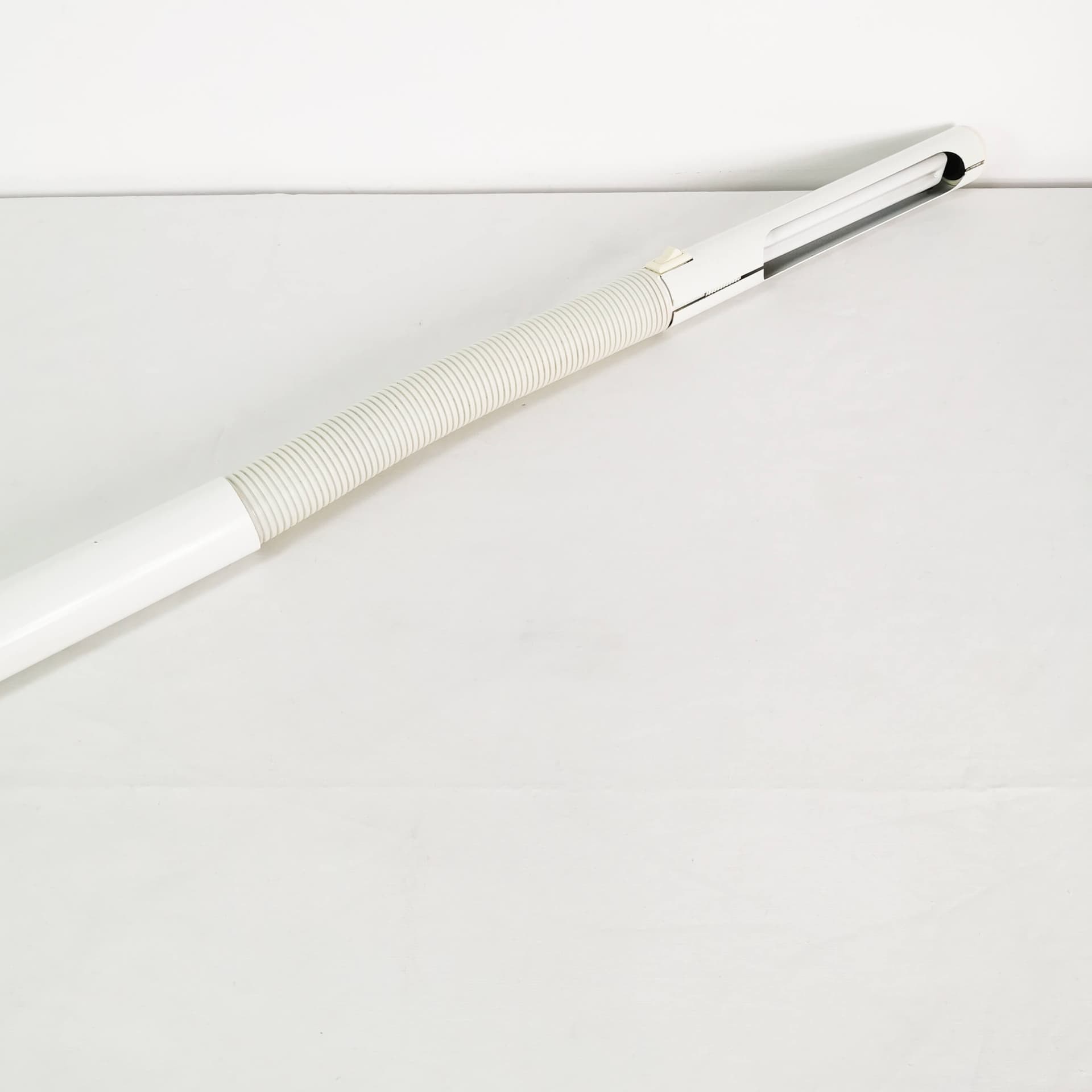 Floor lamp, white, metal, plastic, Denmark, 1970s. - 364267