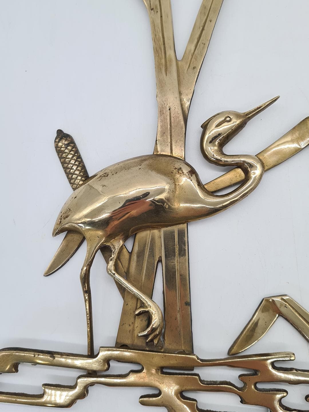 Wall decoration, gold brass, Germany, 1970s. - 364287