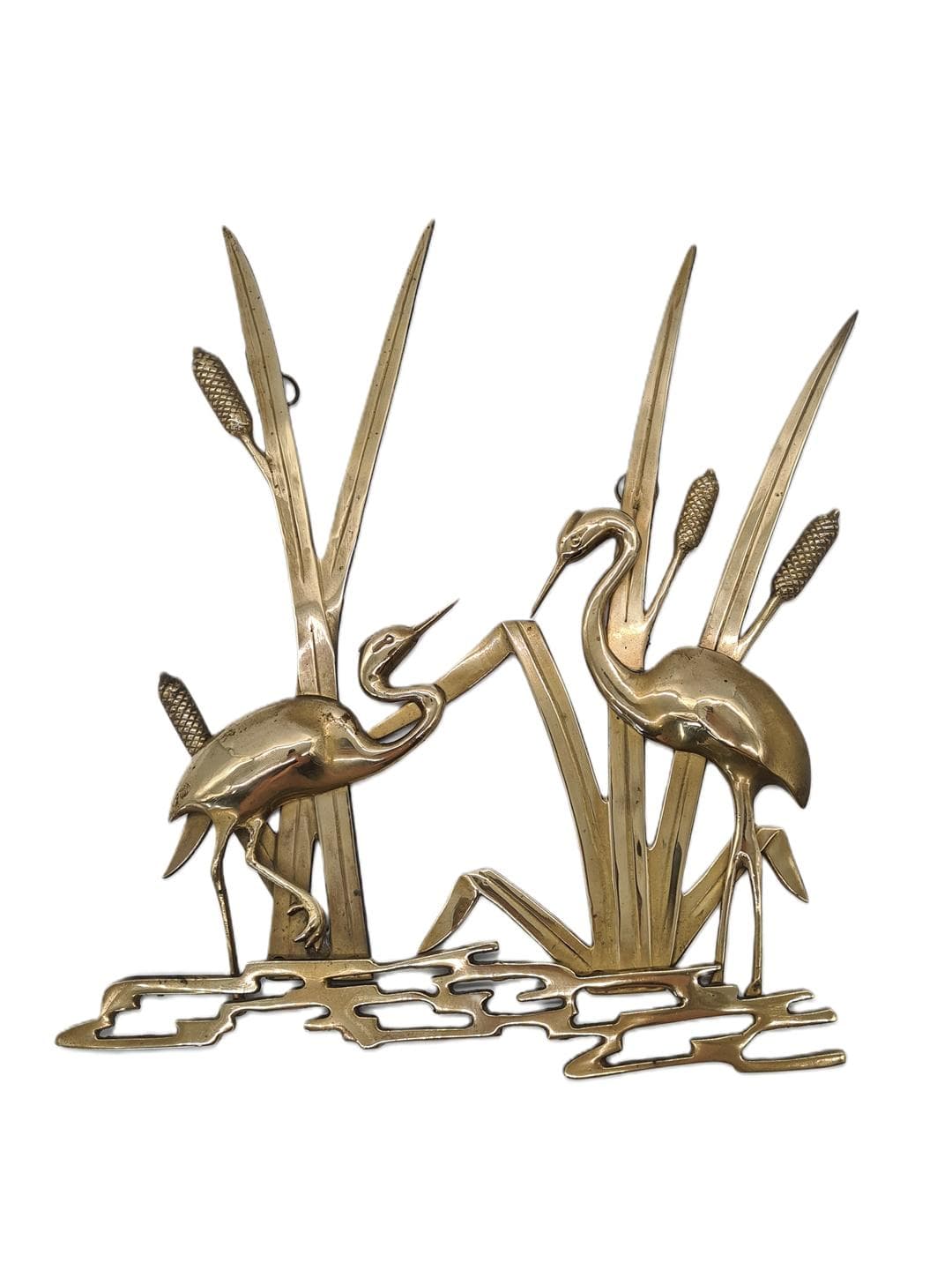 Wall decoration, gold brass, Germany, 1970s. - 364282