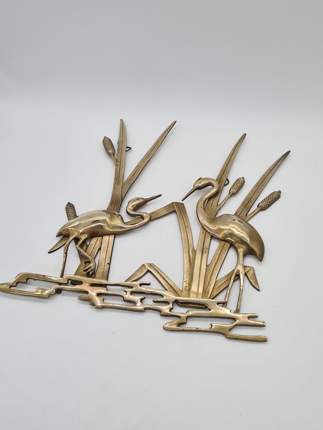 Wall decoration, gold brass, Germany, 1970s. - 364283