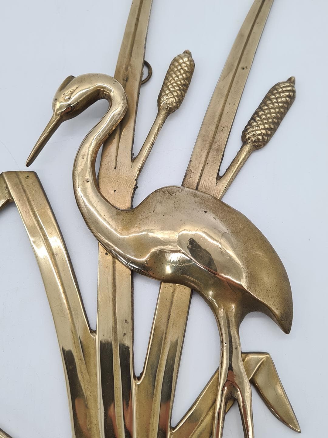 Wall decoration, gold brass, Germany, 1970s. - 364288