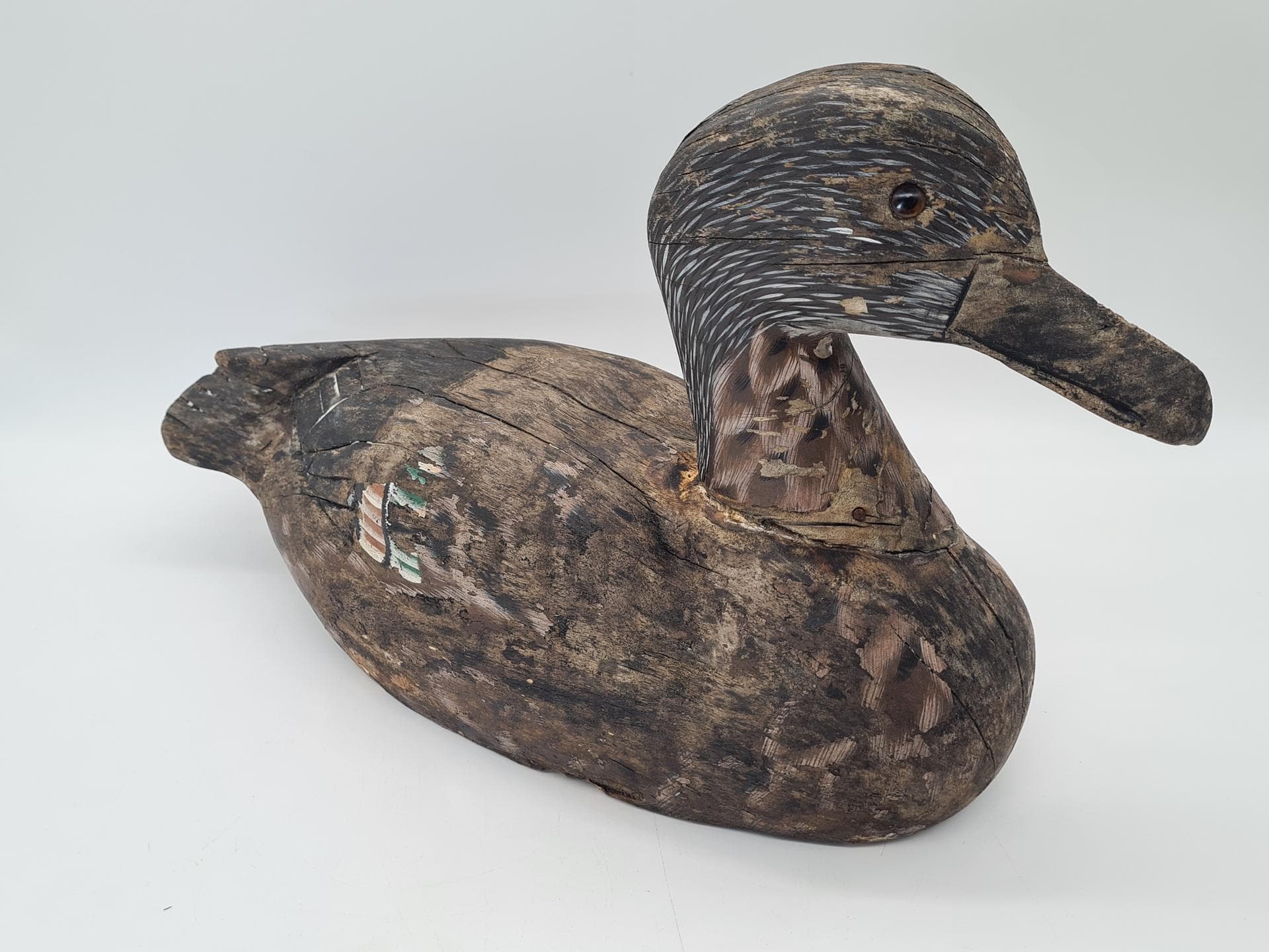 Duck Decoy, brown, wood, Northern or Central Europe, 19th c. - 364336
