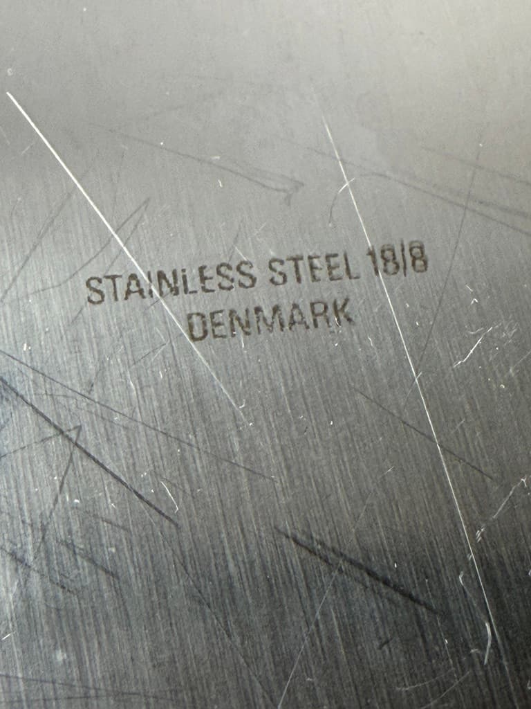 Bar set Cylinda-Line, silver stainless steel, by A. Jacobsen, Denmark, 1960s. - 364653
