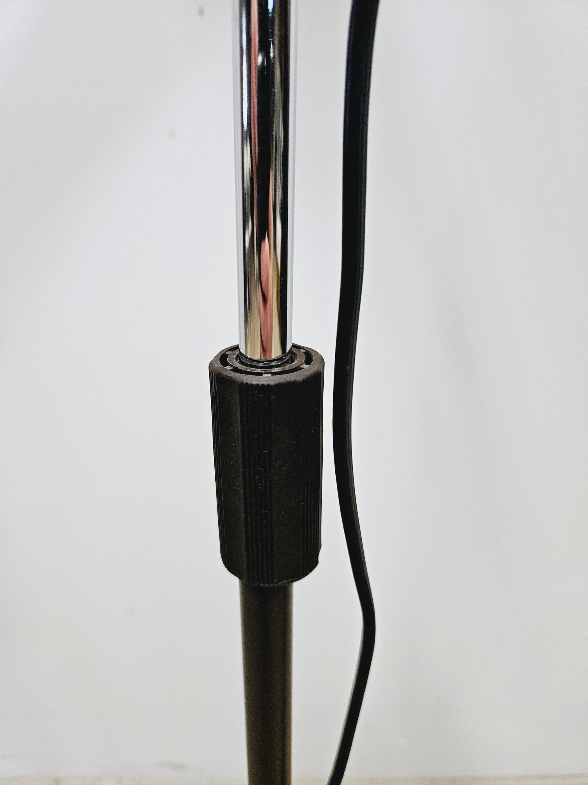 Floor lamp, black metal, Germany, 1960s. - 365148