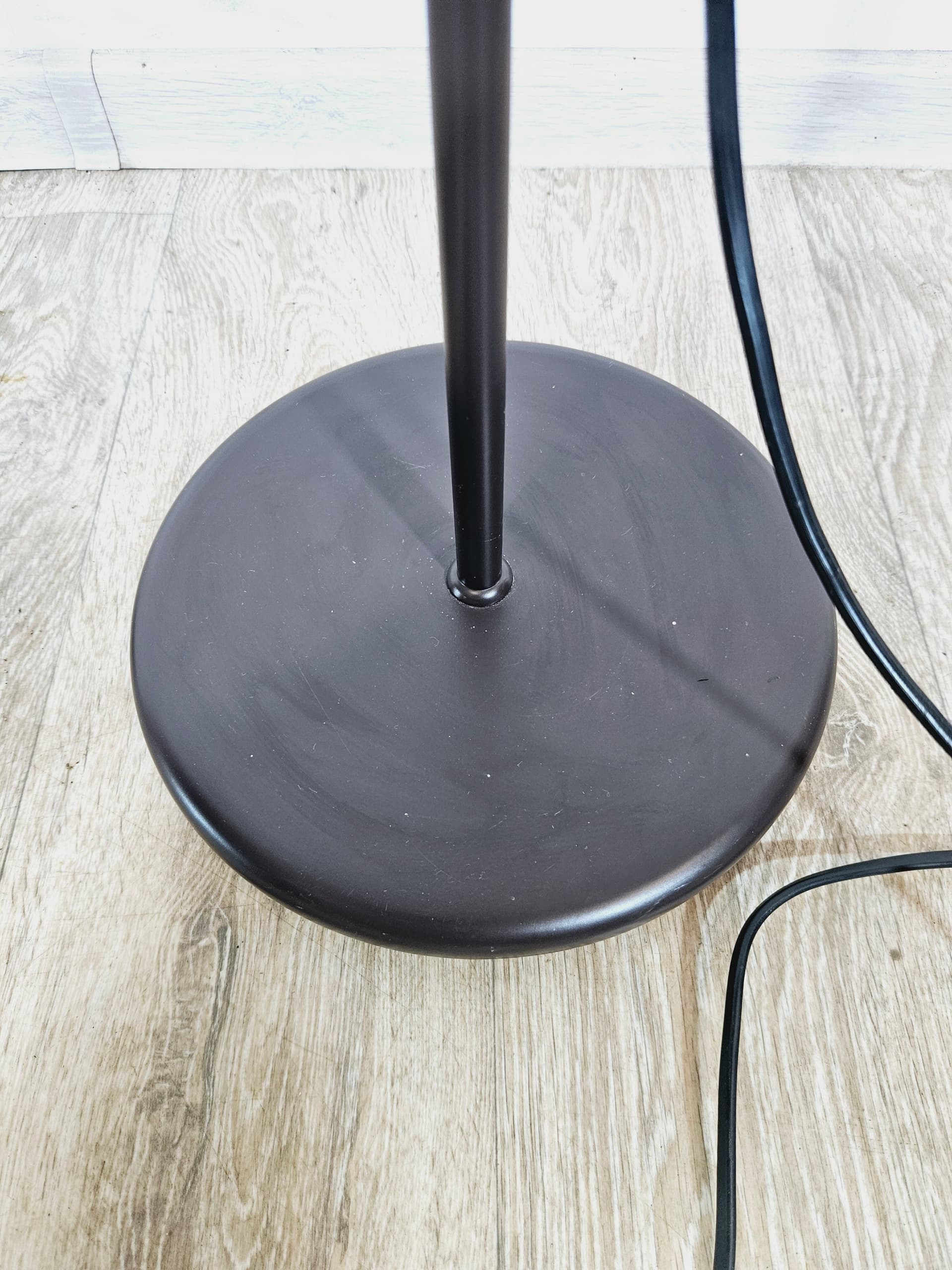 Floor lamp, black metal, Germany, 1960s. - 365144