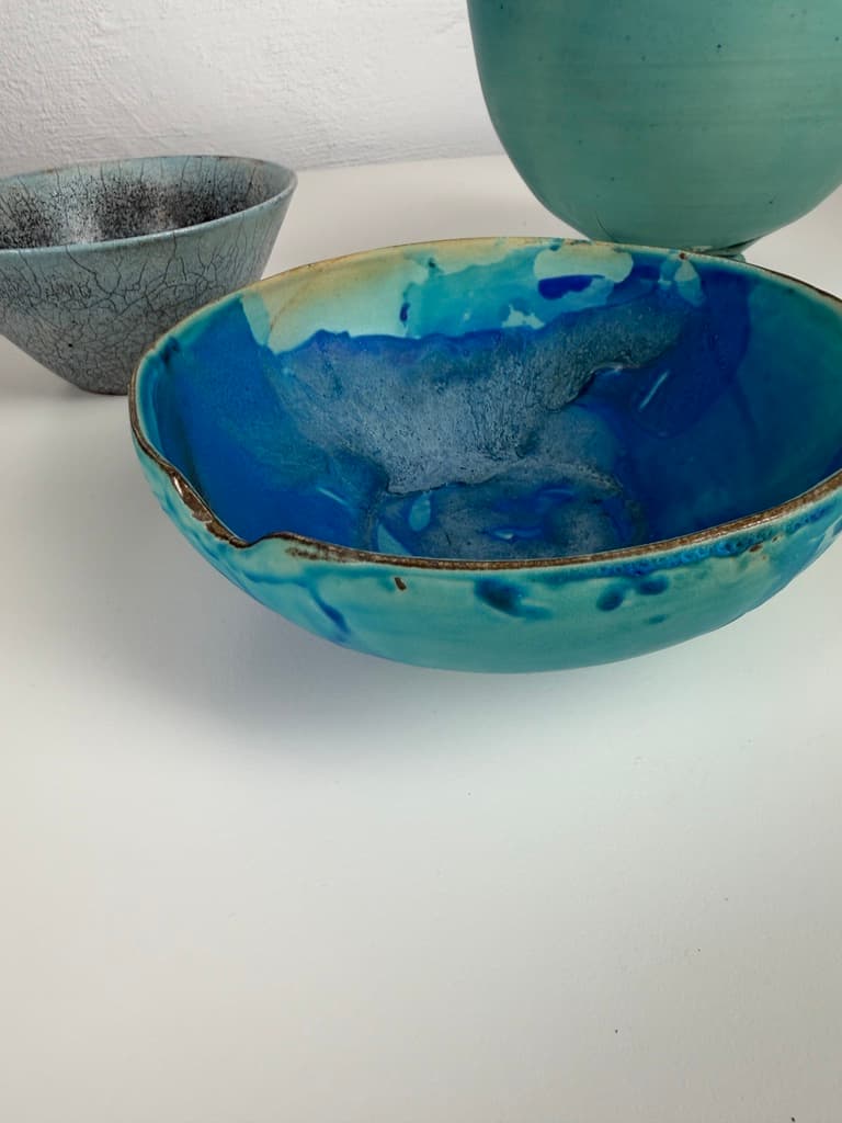 Set of four bowls, ceramic, Denmark, 1980s. - 365303
