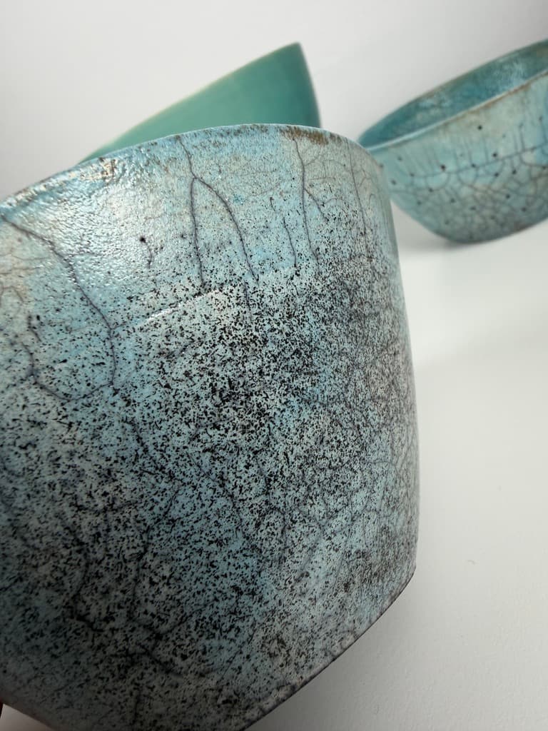Set of four bowls, ceramic, Denmark, 1980s. - 365307