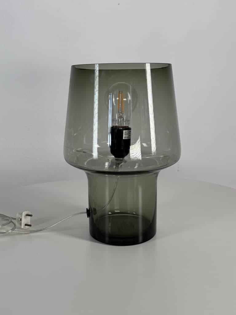 Table lamp Cosy in Grey, grey glass, by H. Koskinen, Muuto, Denmark - 365455